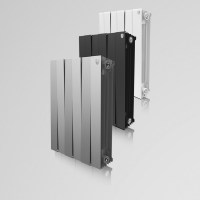 Секционные радиаторы ROYAL THERMO Piano Forte 500 (черный, серебристый)
