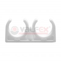 Опора PP-R двойная 25/27 (цвет серый)