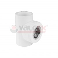 Тройник переходной с внутренней резьбой PP-R 32х3/4"х32 (цвет серый)